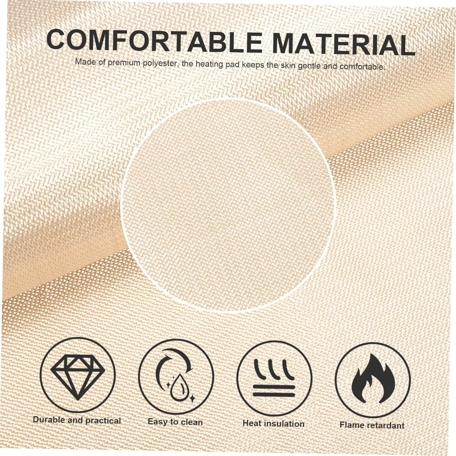 4pcs Fire Retardant Mat Waterproof Grill Blanket Insulation for Outdoor Activities