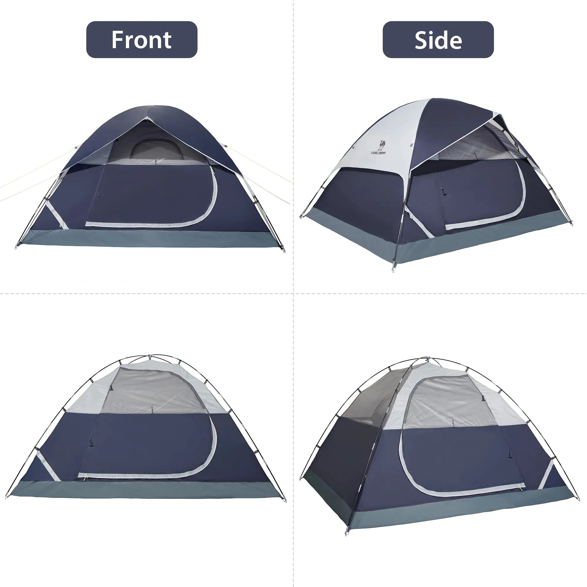 5-6 Person Dome Tent for Outdoor Adventures, Easy Setup, and Waterproof Design