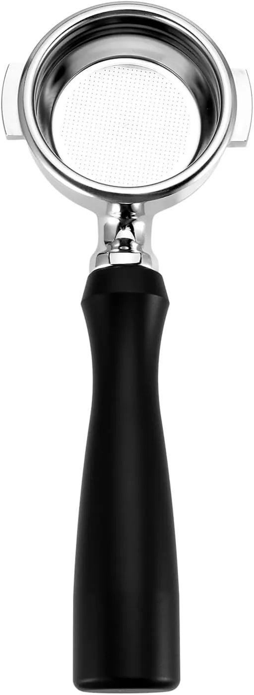 58mm Portafilter 2 Ears Single Spout Compatible with E61 Group Head, Flair 58, ECM, Rocket, Sanremo, Synesso, Slayer, VBM, with Filter Basket and Puck Screen, Anodized Aluminum Handle