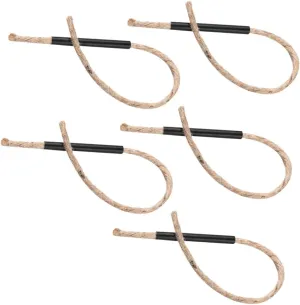 5pcs Wax Rope Fire Starter for Campfires Windproof Water-Resistant Outdoor Fire Starting Kit