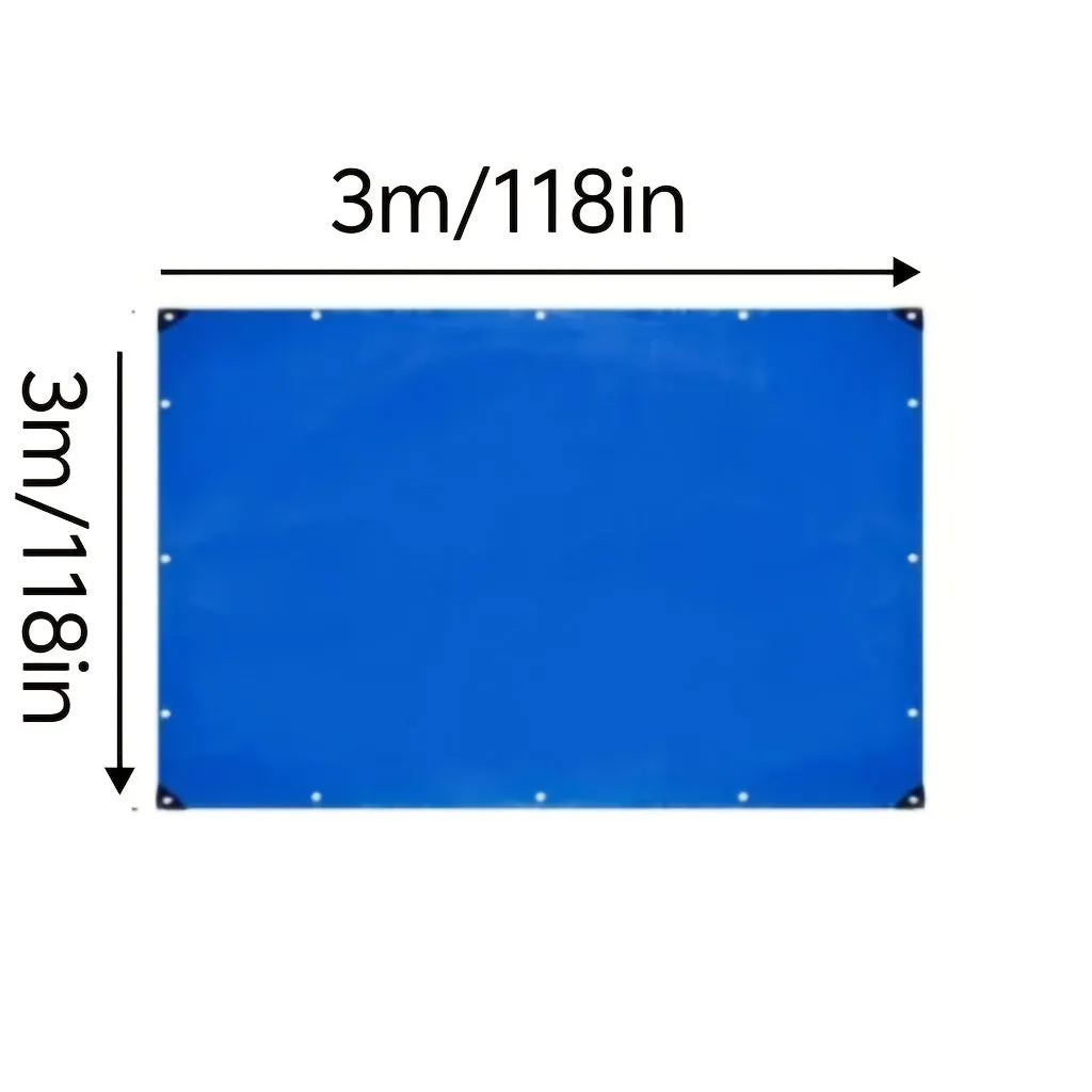 6-Person Waterproof & Windproof Tent - Durable PE Material, All-Season Outdoor Shelter with Hook and Loop Closure for Camping, Hiking, Picnics