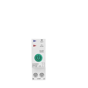 63A 1P N Energy Meter KWh Metering Monitoring Circuit Breaker Timer Relay MCB TUYA Smart Life 110VAC 230VAC(TXCB2-TW No metering,16A)