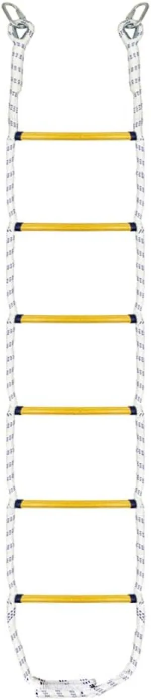7.2ft Climbing Rope Ladder for Kids and Adults - Sturdy Playground Ninja Ladder for Tree House Swingset Outdoor Indoor Play Set