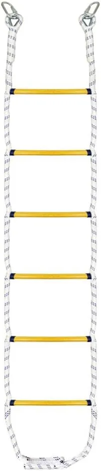 7.2ft Climbing Rope Ladder for Kids and Adults - Sturdy Playground Ninja Ladder for Tree House Swingset Outdoor Indoor Play Set