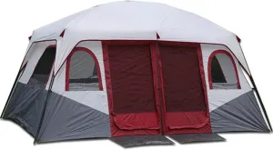 8-12 Person Dome Tent 2 Bedroom Large Family Tent Camping Tents Shelters Festival Essential Doble Layer Tent for Hiking Camping Outdoor