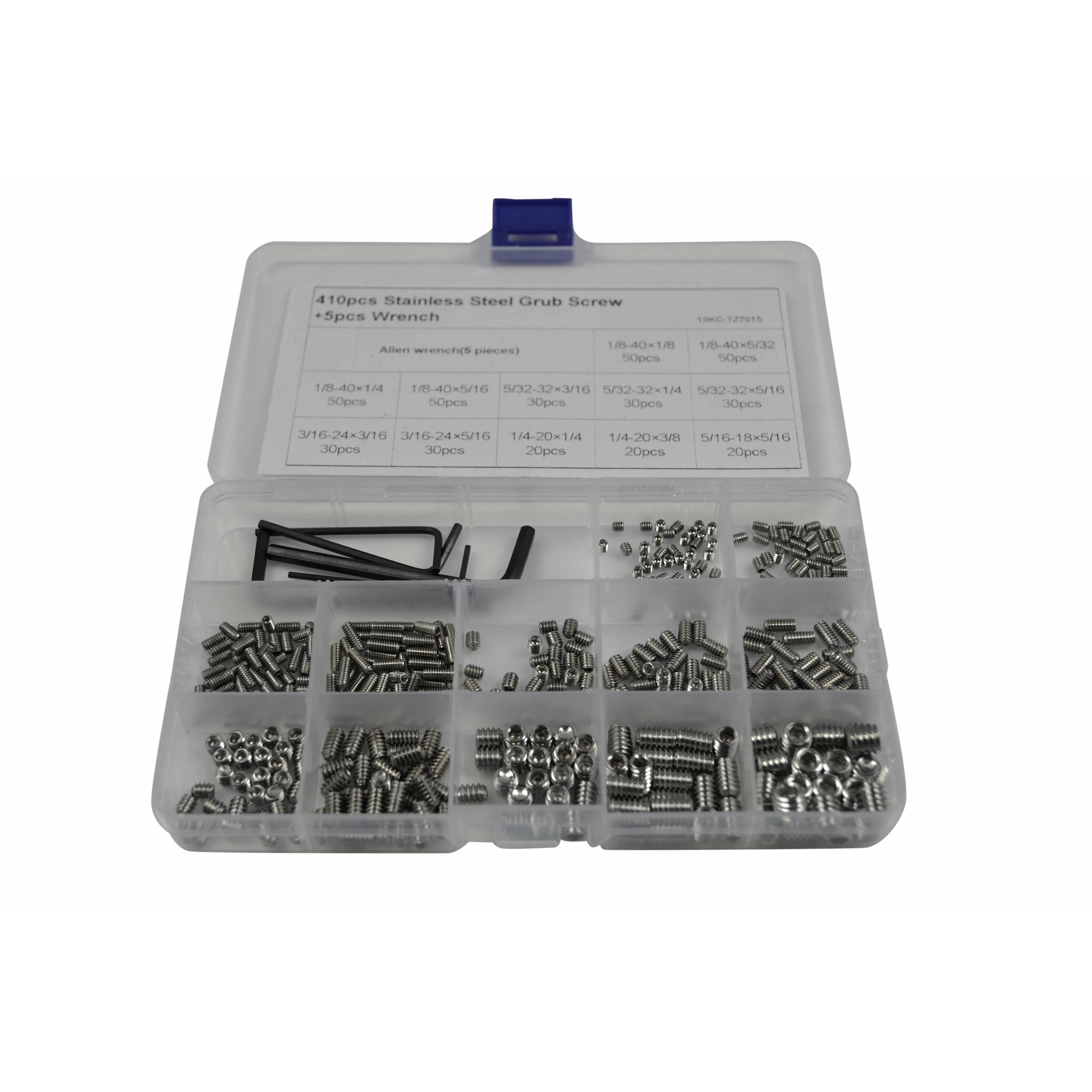 820pc Metric and Imperial Stainless Steel Grub Screw Grab Kit