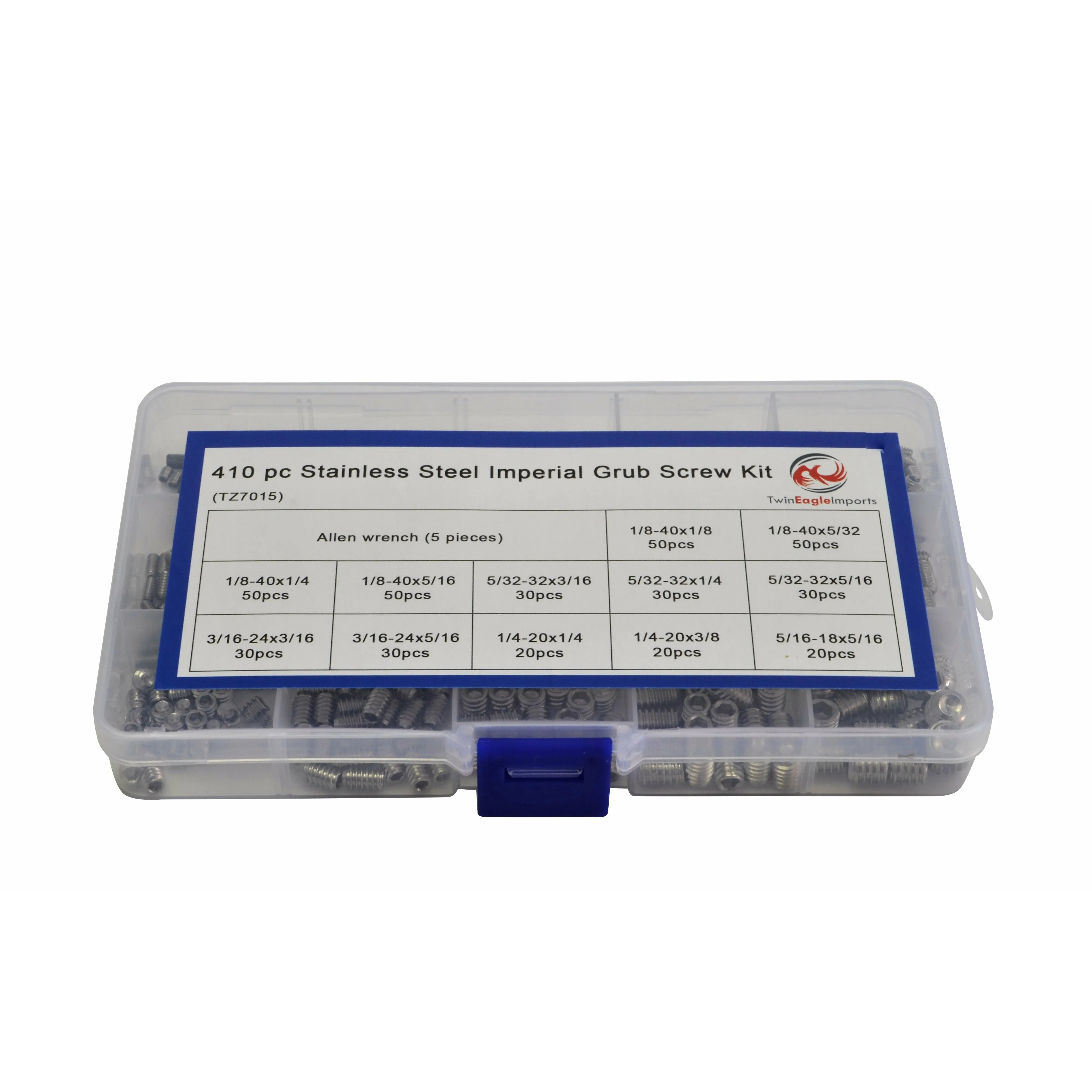 820pc Metric and Imperial Stainless Steel Grub Screw Grab Kit