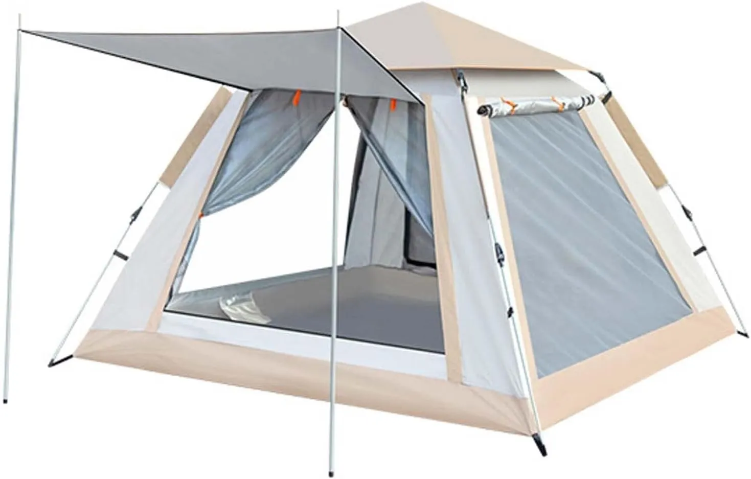 83x83x55 Inch Ultralight Pop-Up Camping Tent for 2-4 People, Waterproof & Windproof Family Tent with Removable Rain Fly, Instant Setup, Portable & Lightweight Outdoor Tent