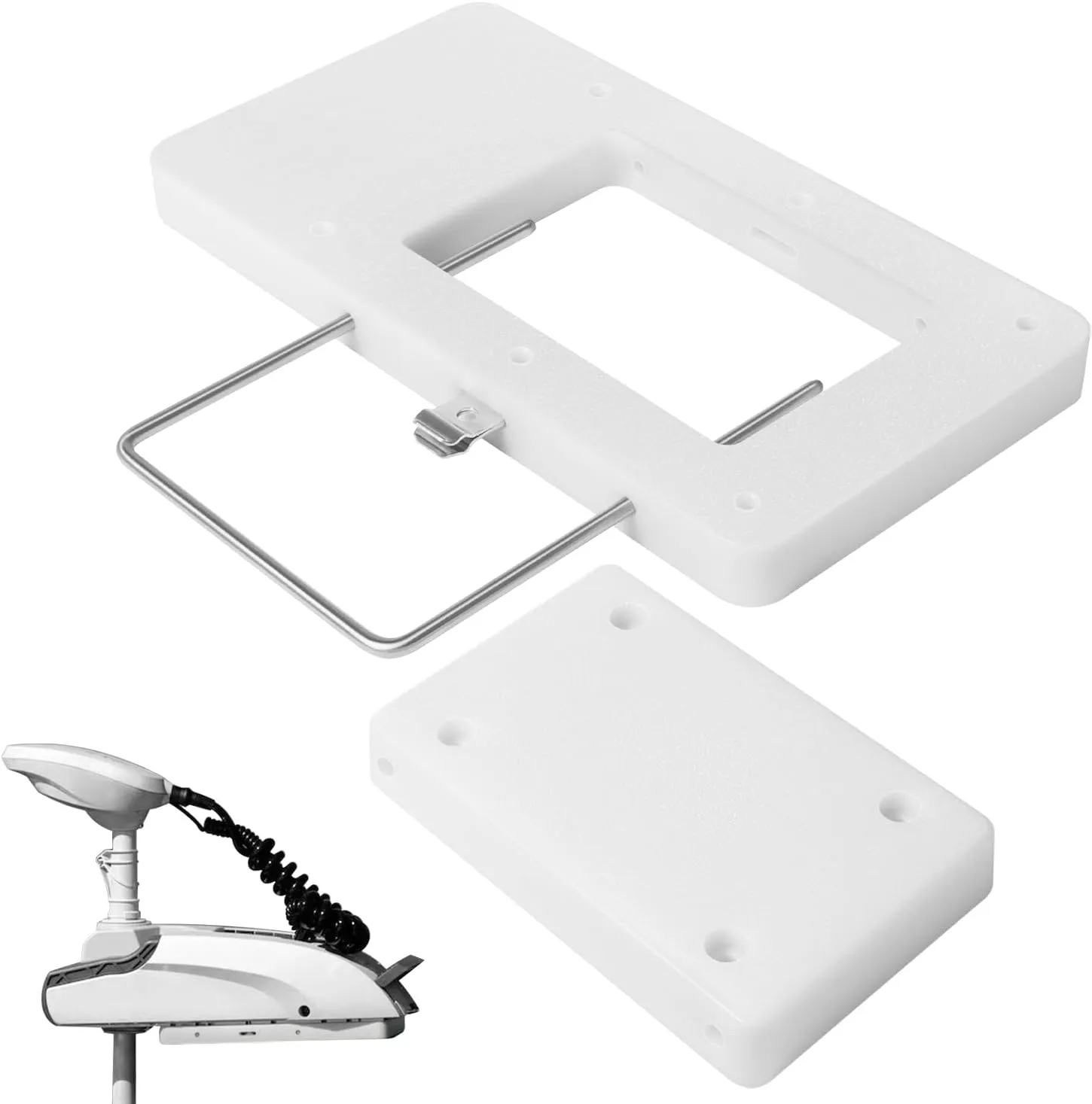 8M0092063 Xi Series Quick-Release Mounting Bracket Kit for MotorGuide Xi3 Xi5 Trolling Motors (White)