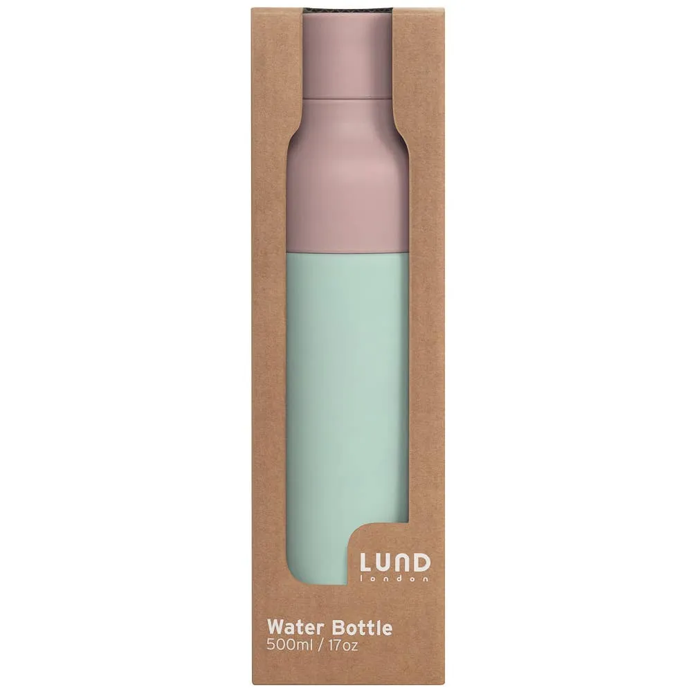 Active Water Bottle 500ml - Mint & Pink