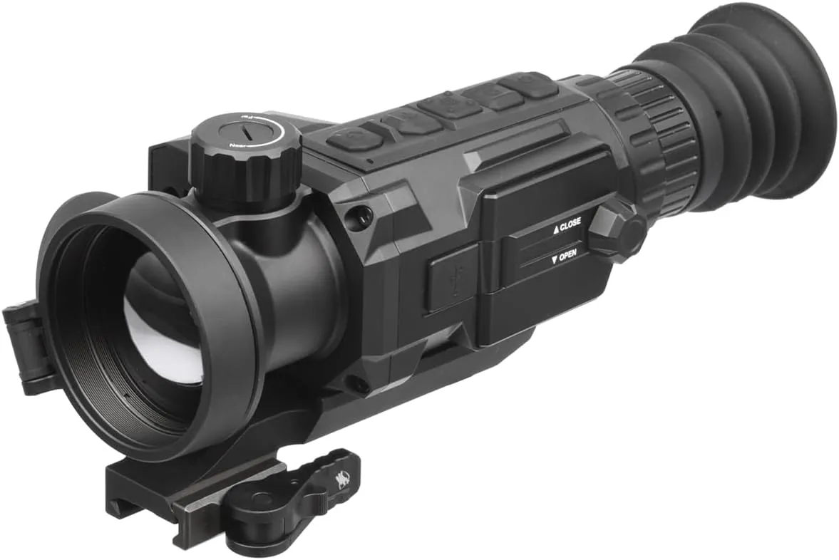 AGM Global Vision Secutor LRF Thermal Imaging Riflescope with 1000m Laser Rangefinder – Thermal Scope for Hunting with Digital Compass, Video Recording, OLED Display, WiFi, Waterproof