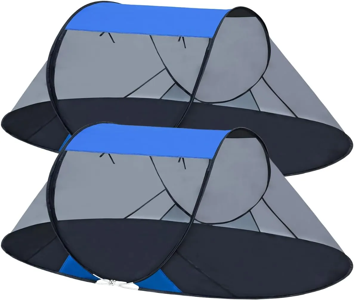 Akiky Pop Up Mosquito Tent for Camping,1 Person Camping Tent with Bug Screen Tent,Mosquito Net Foldable Portable for Adults Kids