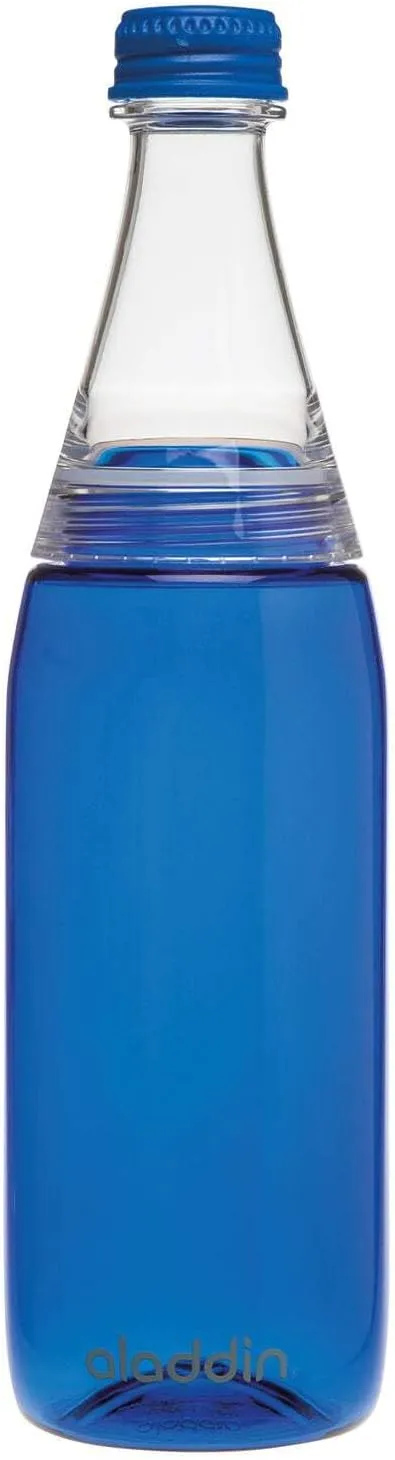 Aladdin Fresco Twist & Go Water Bottle, Blue, 0.6L