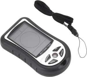 Altimeter - Multifunction Digital Outdoor Tracker with Compass Barometer Thermometer | Handheld Weather Device with Backlight for Hiking and Climbing Navigation