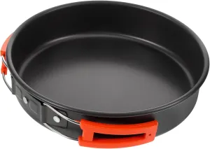 Aluminum Alloy Camping Frying Pan Nonstick Cookware for Outdoor Cooking Picnic and Camping Utensils Pot for Easy Transport Lightweight Camping Kitchen
