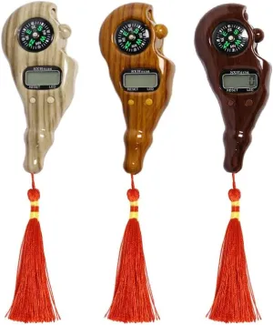 Anlising 3PCS Digital Beads Counter, Buddha Beads Counter, Prayer Beads Counter, Digital Finger Counter, Digital-Tasbih Counter with Compass and Light, for Meditation, Relaxation, Muslim Prayer