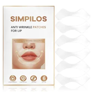 Anti Wrinkle Patches for Lips, Smooth Fine Lines & Wrinkles, Silicone Smile Line Patches for Lip, Facial Patches for Wrinkles Overnight - 3 Pairs