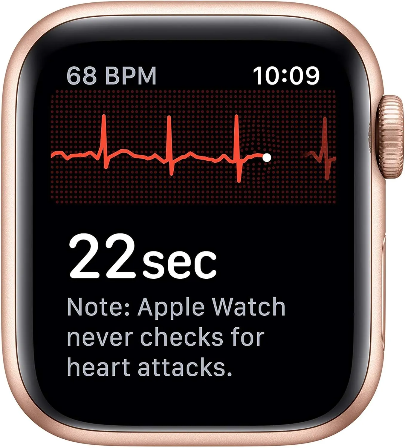 Apple Watch Series 5 (GPS   Cellular, 40MM) - Gold Aluminum Case with Pink Sport Band (Renewed)