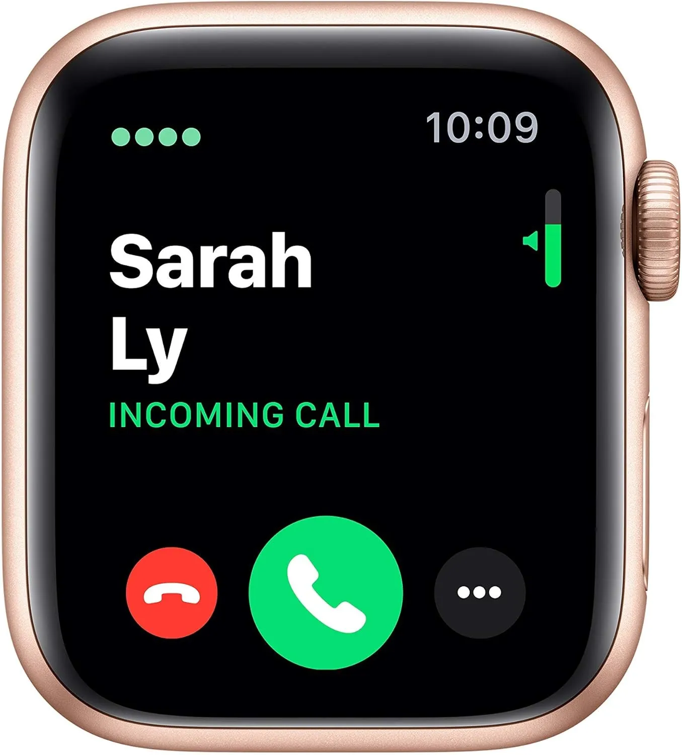 Apple Watch Series 5 (GPS   Cellular, 40MM) - Gold Aluminum Case with Pink Sport Band (Renewed)