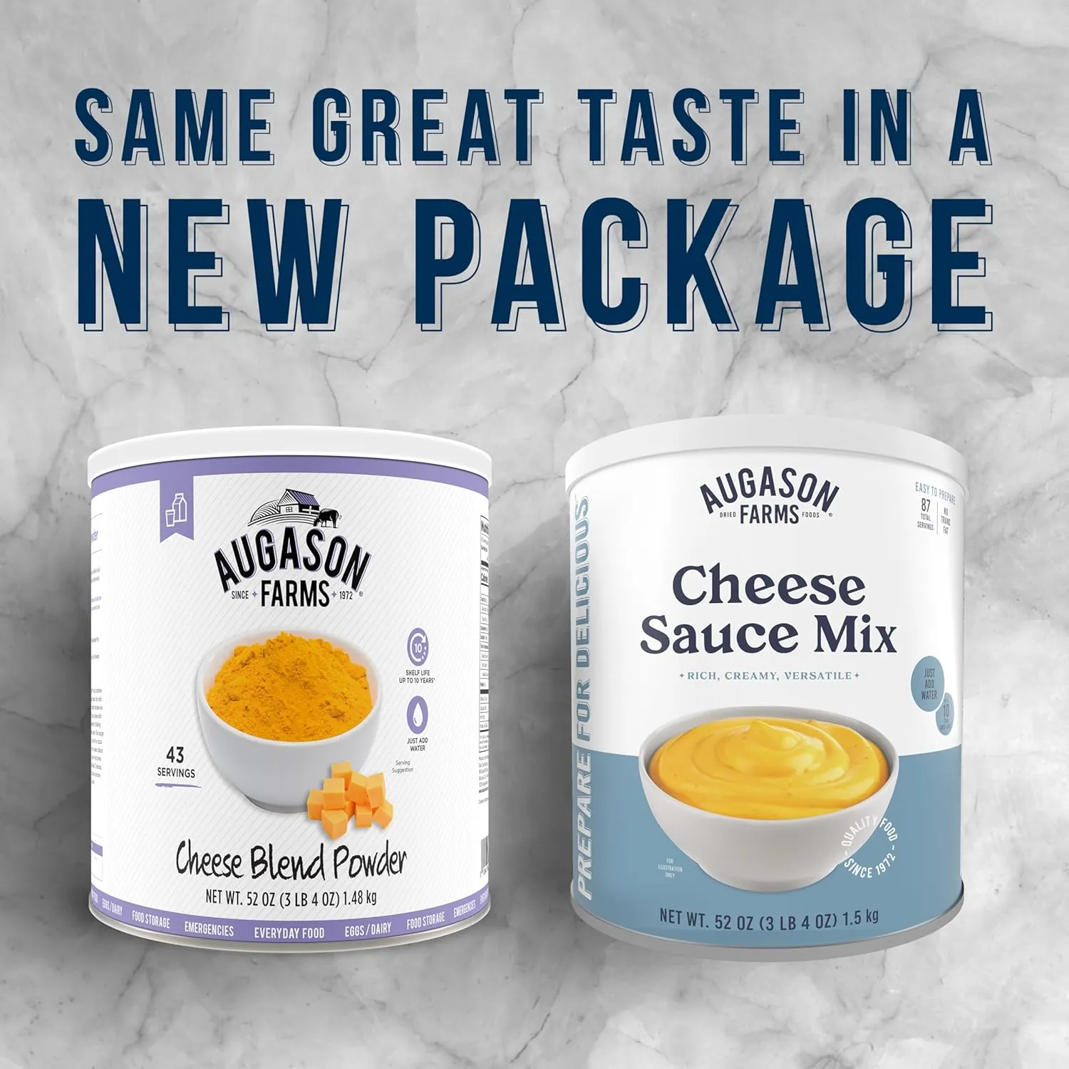 Augason Farms Cheese Sauce Mix Can, Emergency Food Supply, Everyday Meals, (Packaging May Vary)
