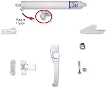 Auto-Hold Screen and Storm Door Closer Hardware Kit (Bronze)