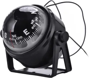 Autocompass, Electronic Boat Compass, Highprecision LED Carboatmarinemilitary Digital Magnetic Compass for Outdoor Use