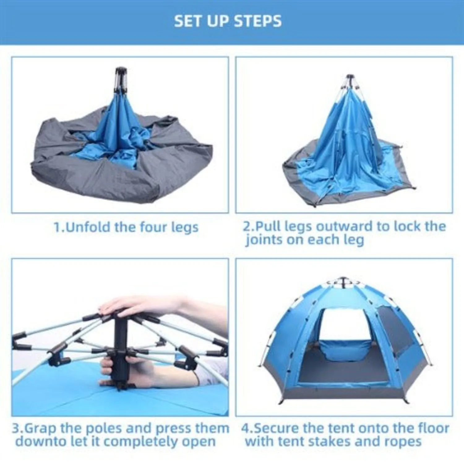 Automatic Pop Up Family Tent