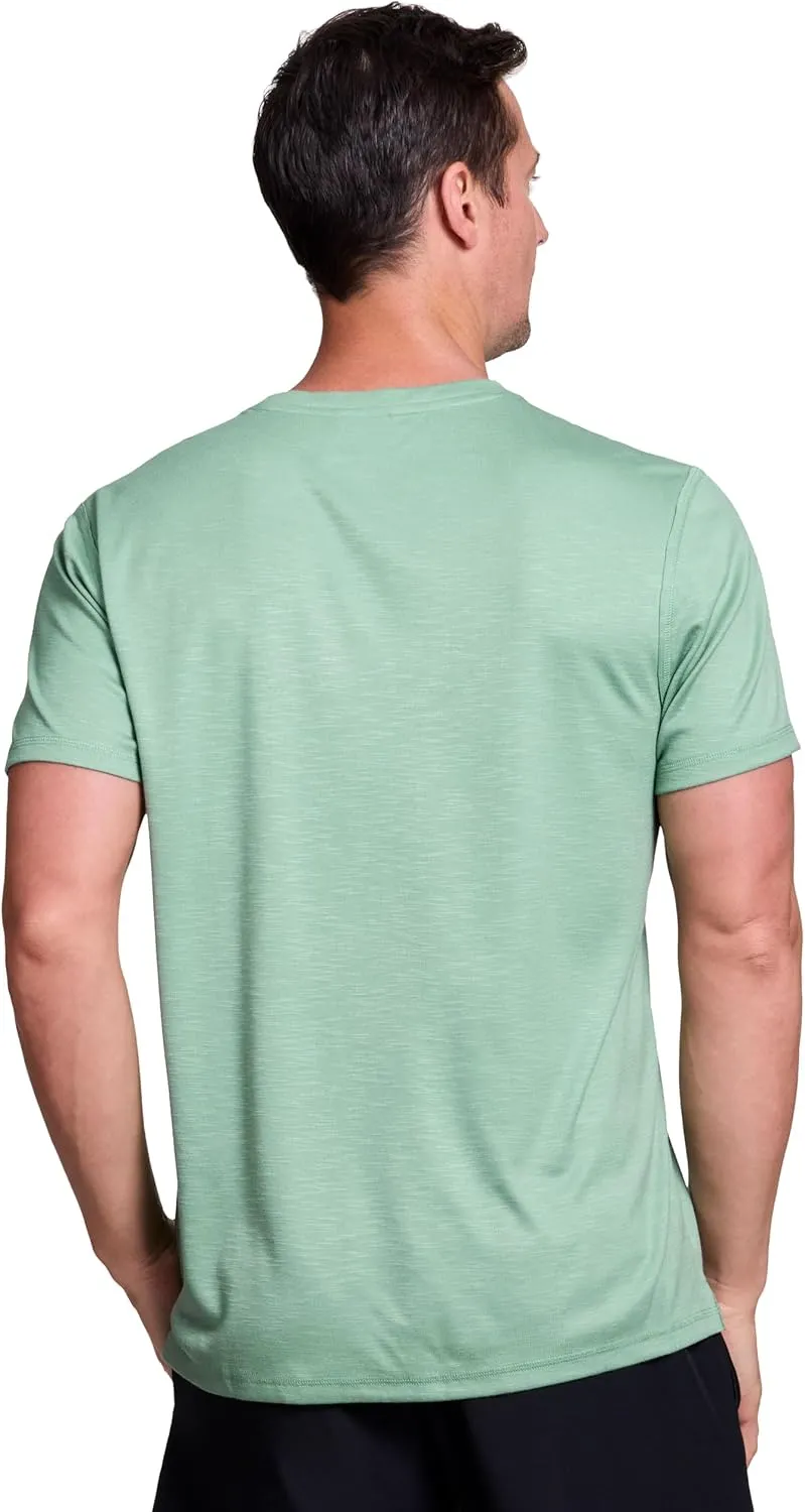Avalanche Men's Short Sleeve T-Shirt, Lightweight Hiking Tee Super Soft Jersey Crewneck Top