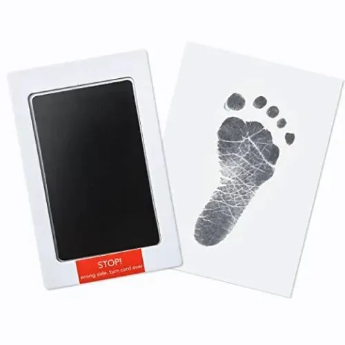 Baby Handprint Footprint Ink Pads Safe Nontoxic No-touch Kit 2/4pc for Pets Souvenirs