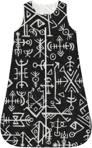 Baby Sleep Sack 0-24 Months Viking Symbol Nordic Compass Lightweight Baby Sleeping Bag