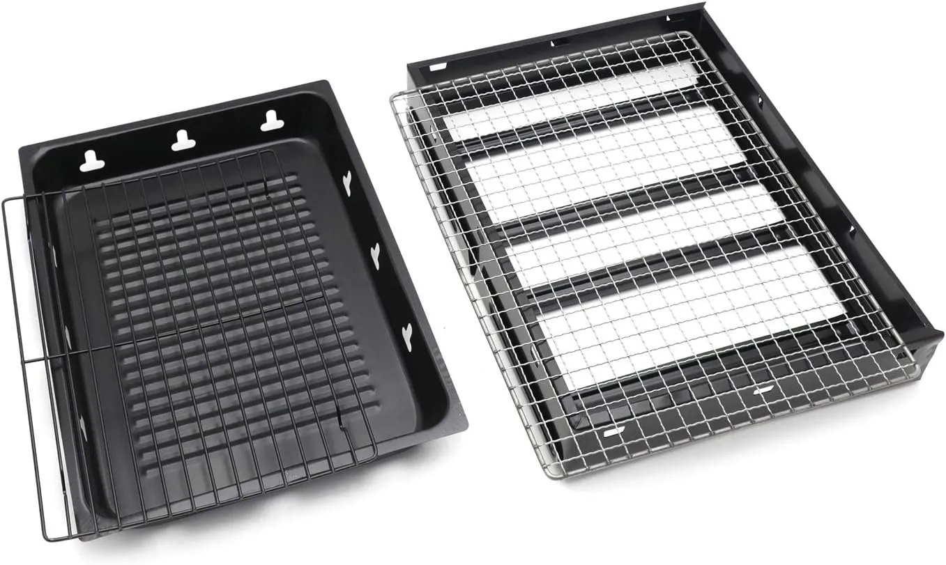 Barbecue Grill,Portable Charcoal Foldable Grill, Small Grills Outdoor Cooking for Travel, Camping Smoker BBQ Grill, Stainless Steel Table Top Grill Charcoal Backyard