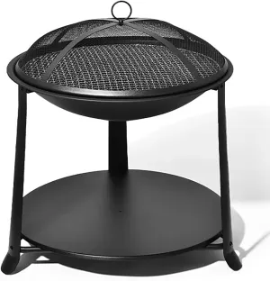 BBQ Barbecue Stove Camping Wood Charcoal Stove Portable Folding Kitchen Table Grill Table Quick Set-up with Storage Carrying Bag for Outdoor Cooking Picnic(B)