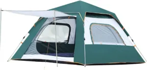 Beach Tent Pop Up Sun Shelter Full Waterproof Holiday Family Tent Large Pop Up Beach Tent for Hikers Campers Festival Goers and Children in The Garden (Color : A, Size : 34Person)
