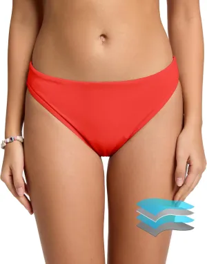 Beautikini Period Swimwear Bikini Menstrual Swim Bottoms Leakproof Low Waisted Period Bathing Suit Bottoms for Teen Girls