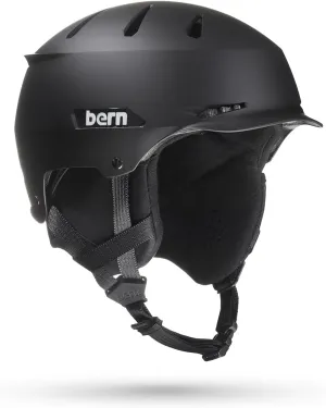 BERN Hendrix Adult Snowsports Ski and Snowboard Helmet, Brim Style, CPSC, CE Multisport Safety Certified, MIPS Rotational Impact Protection, Adjustable Fit, Removable Liner, Anti-Fog Ventilation
