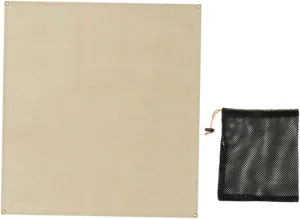 BESPORTBLE 1 Set Fireproof Blanket Fire Retardant Mat for Camping Outdoor Grilling Kitchen Safety Emergency Survival Fire Protection Compact and Flexible Design