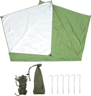 BESPORTBLE 1set Heat Insulating Camping Tarp Sunshade Tent for Outdoor Use Lightweight Uv Canopy for Beach Fishing and Picnics for People