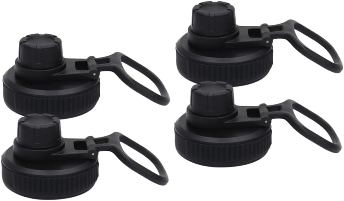 BESPORTBLE 2sets Wide Mouth Insulated Water Bottle Lids Leakproof Sports Bottle Caps for Hiking Camping Car 2 Screw Lids 2pcs*2