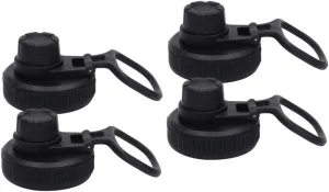BESPORTBLE 2sets Wide Mouth Insulated Water Bottle Lids Leakproof Sports Bottle Caps for Hiking Camping Car 2 Screw Lids 2pcs*2