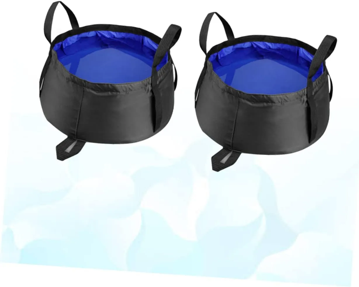 BESPORTBLE 4 Pcs Collapsible Water Container Travel Foldable Outdoor Product