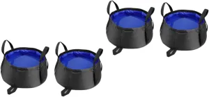 BESPORTBLE 4 Pcs Collapsible Water Container Travel Foldable Outdoor Product