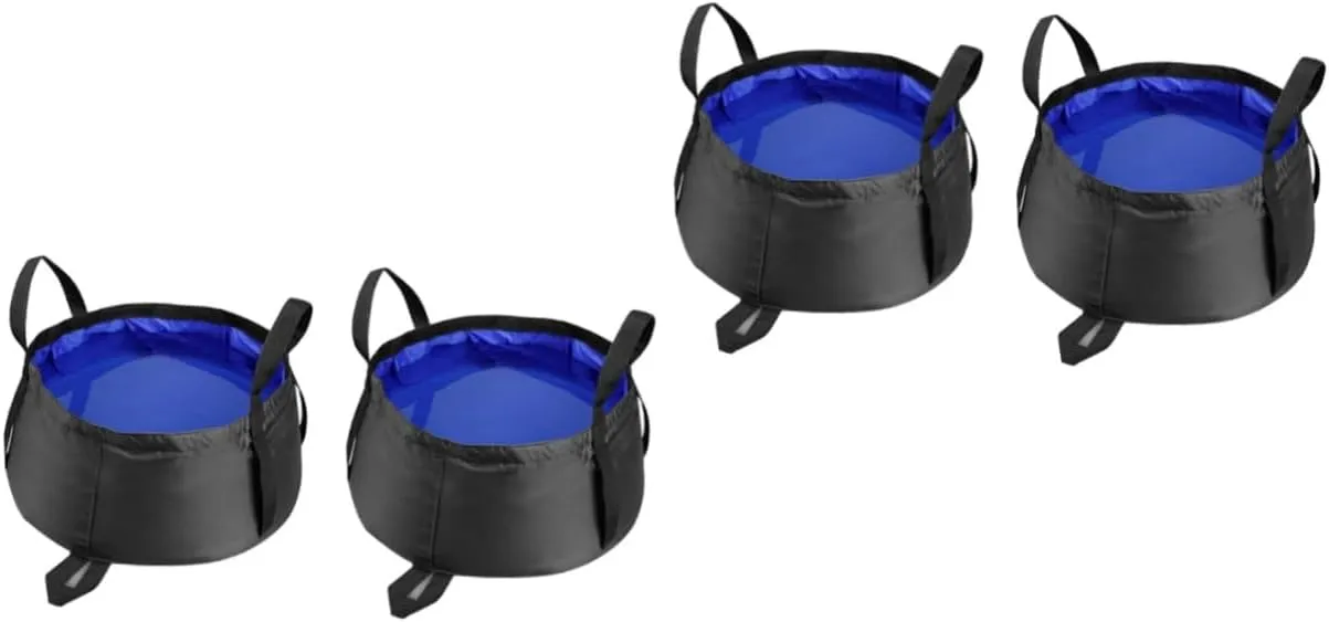 BESPORTBLE 4 Pcs Collapsible Water Container Travel Foldable Outdoor Product