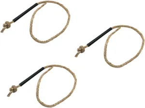 BESPORTBLE 6pcs Waxed Fire Rope with Handles for Outdoor Camping Hiking and BBQ Use Easy for Fire Starting Any Weather
