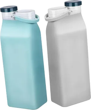 BESPORTBLE Collapsible Kettle Silicone Water Bottle Leakproof Travel Sports Student Office Simple Design Multiple Occasions