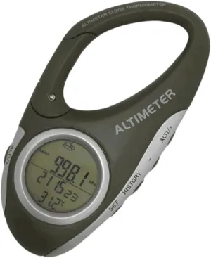 BESPORTBLE Portable Altitude Meter Barometer Thermometer Compact Design Ideal for Outdoor Activities