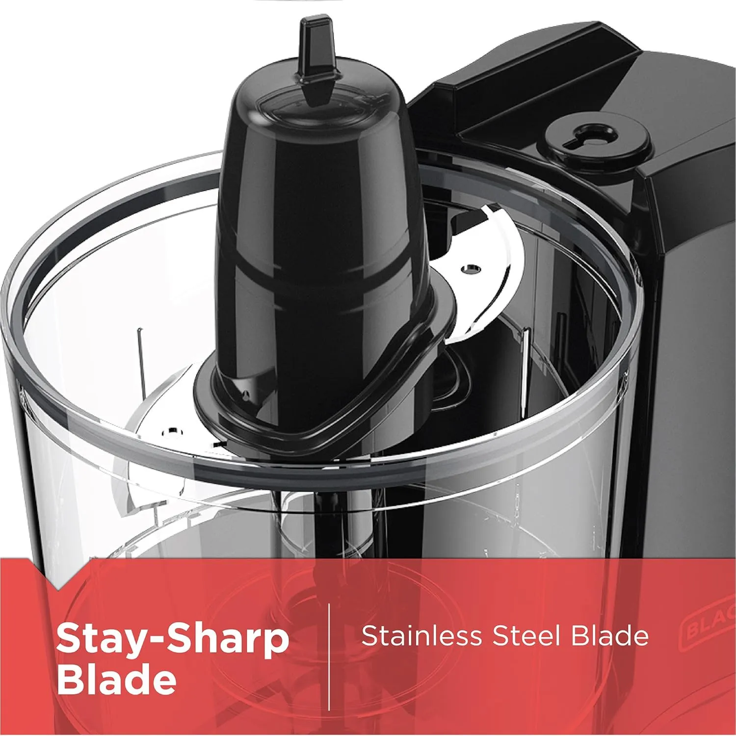BLACK DECKER 1.5-Cup Electric Food Chopper, One Touch Pulse, 150W Motor, Stay-Sharp Blade, Dishwasher Safe