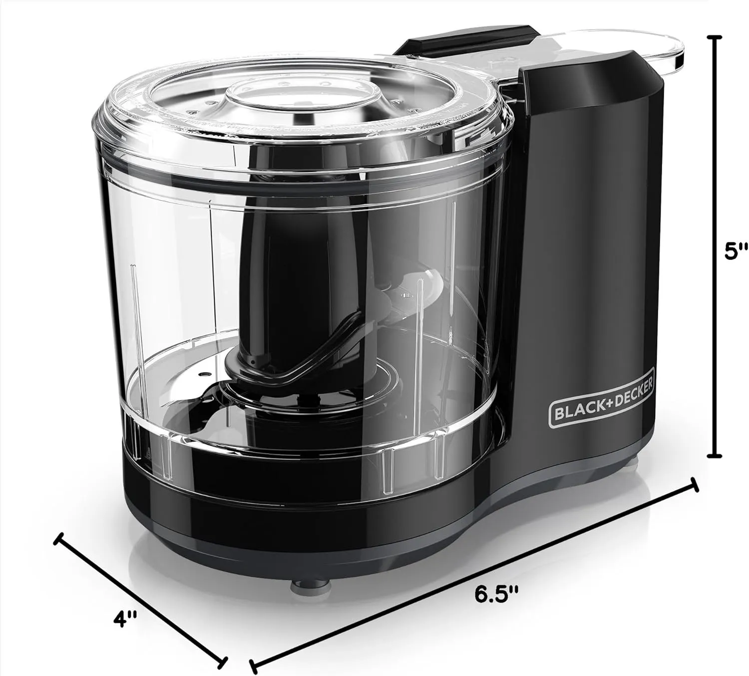 BLACK DECKER 1.5-Cup Electric Food Chopper, One Touch Pulse, 150W Motor, Stay-Sharp Blade, Dishwasher Safe