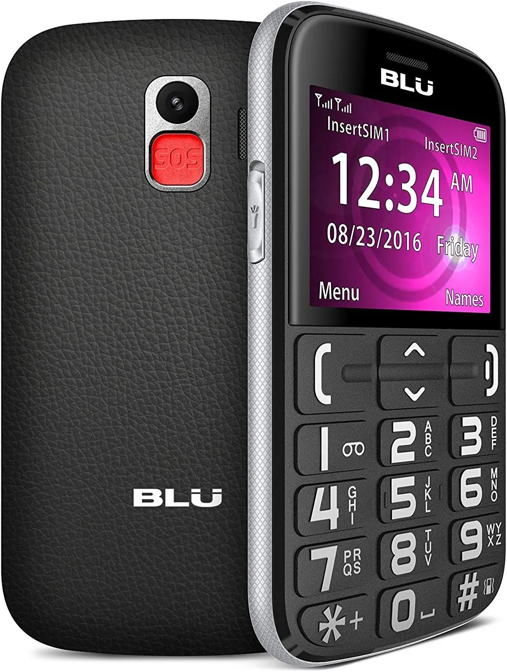 BLU JOY - 2.4", Factory Unlocked Phone - Black