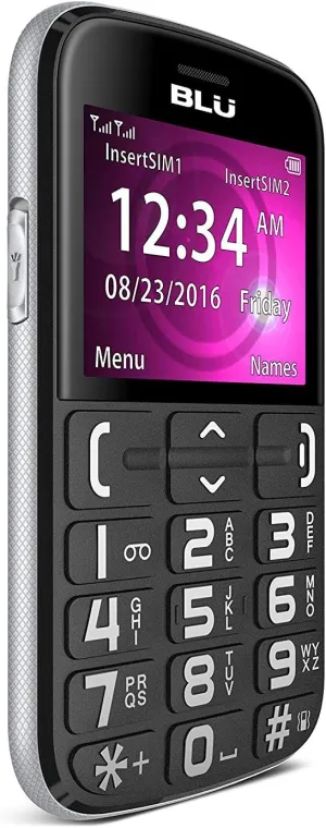 BLU JOY - 2.4", Factory Unlocked Phone - Black