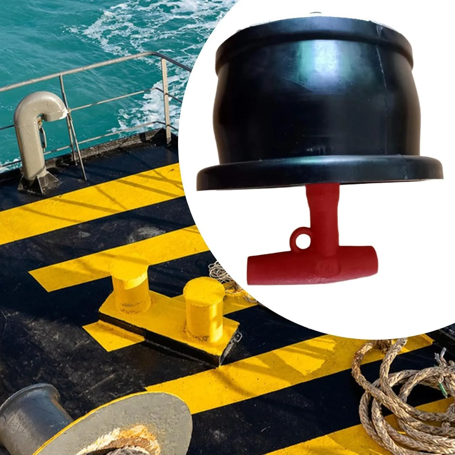 Boat Drain Plug Twist Lock T Handle Marine Drainage Accessory